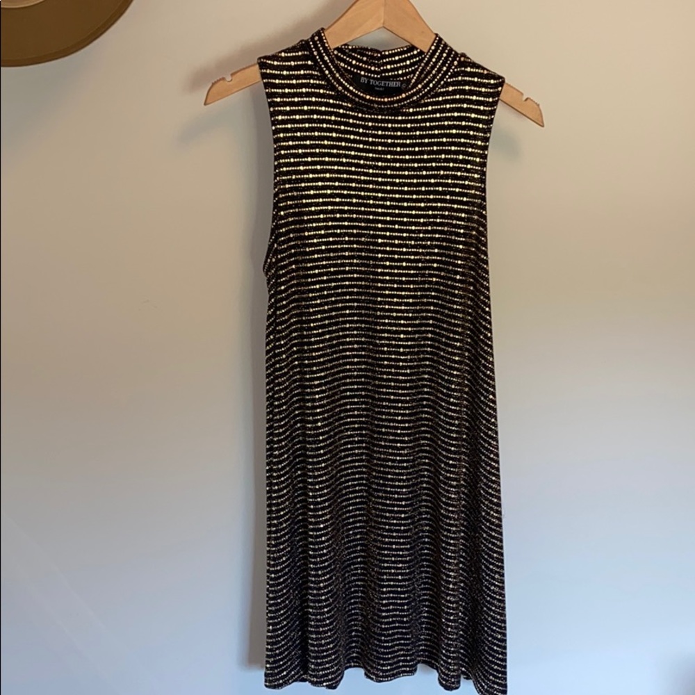 Black & Gold Dress Size MD